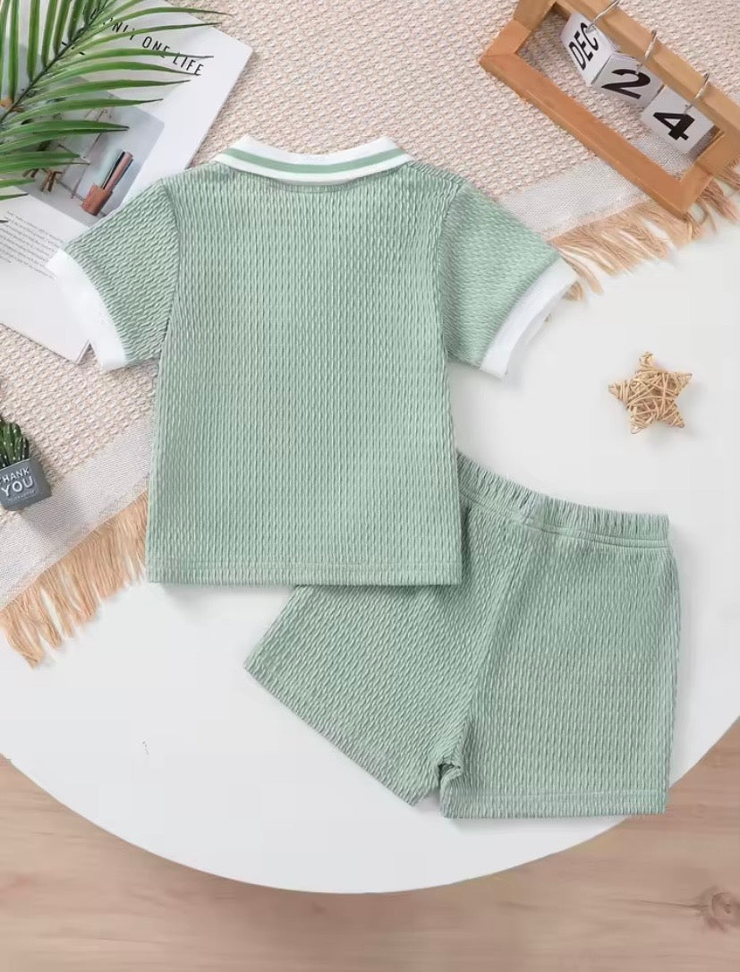Conjunto de verano para bebés(9-12meses)