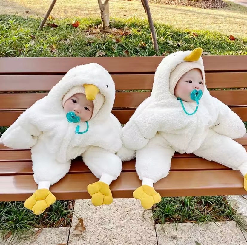 Ropa de patito para recién nacidos