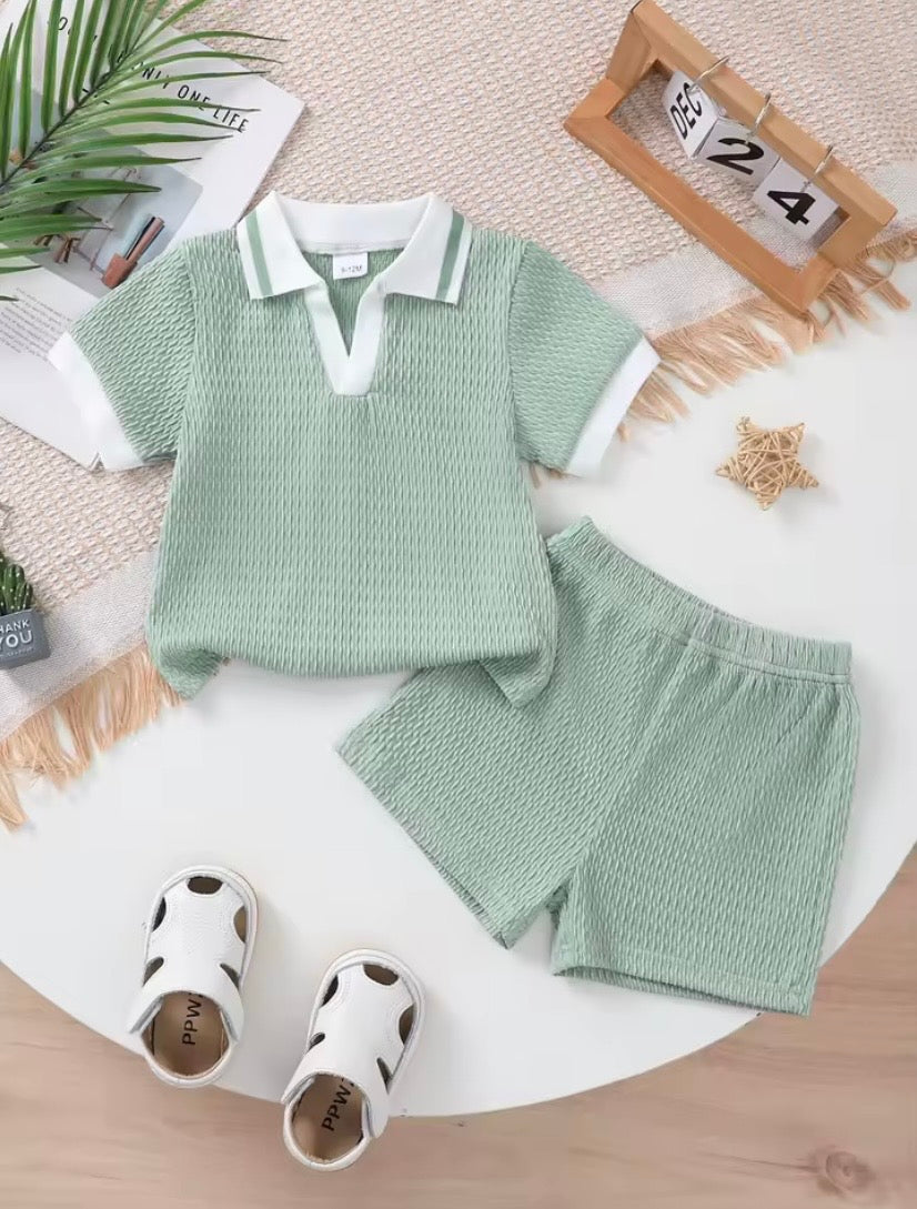 Conjunto de verano para bebés(9-12meses)