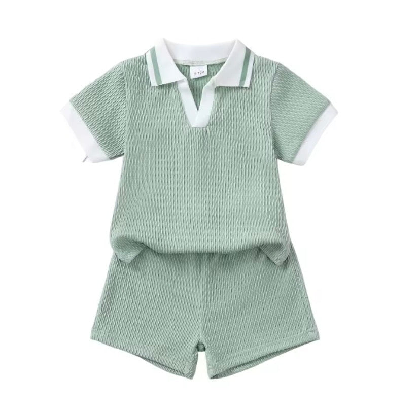 Conjunto de verano para bebés(9-12meses)